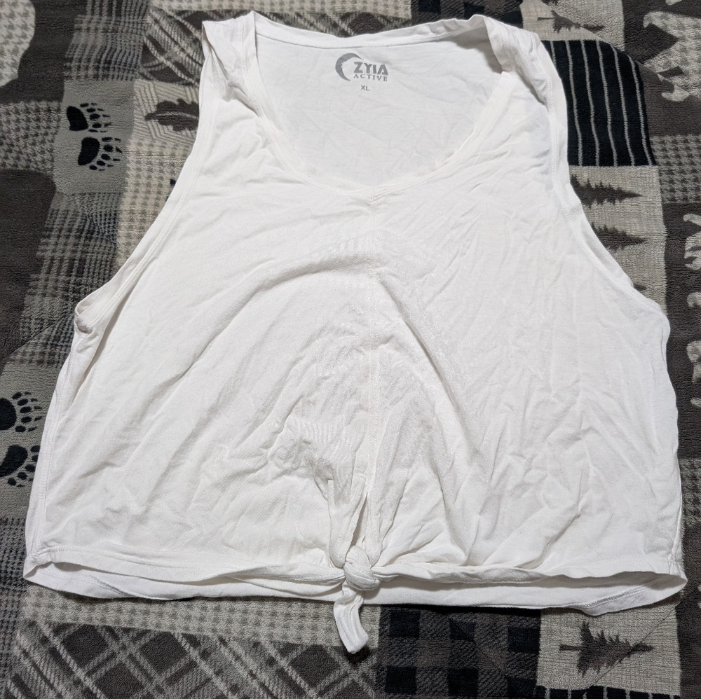 Zyia White Tank Top